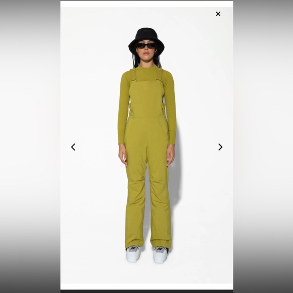 halfdays Pants - Halfdays Carson Ski Bib - XS - Mustang